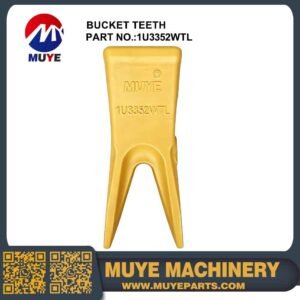 Bucket Teeth 1U3352WTL MUYE Caterpillar Excavator Twin Tiger Alloy Cast Rock Digging Bucket Tooth