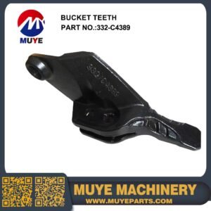 Bucket Teeth 332C4389 MUYE JCB Excavator Alloy Cast Heavy Duty Bucket Tooth Adapter
