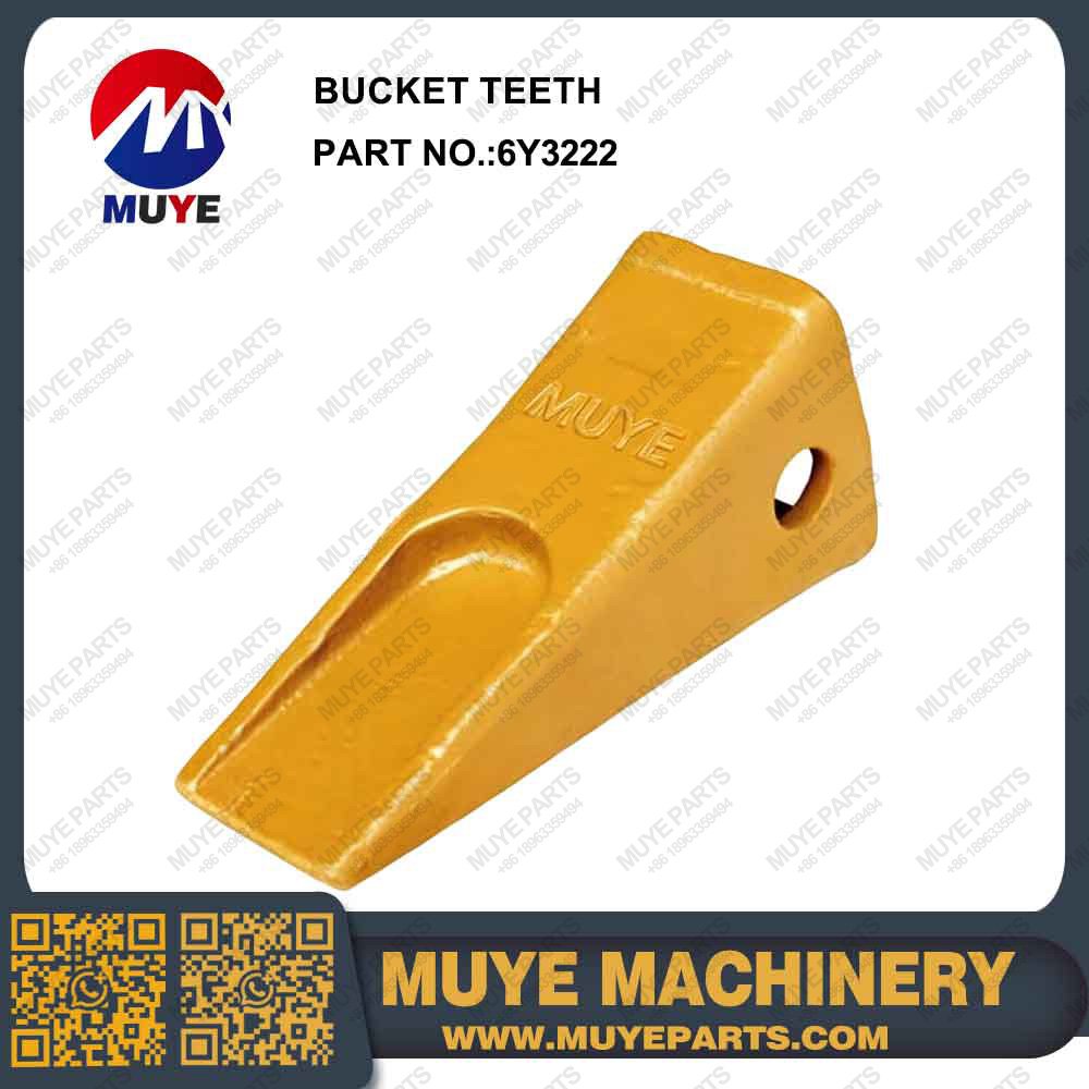 MUYE 6Y3222 Bucket Teeth Aftermarket Excavator Digging Tooth