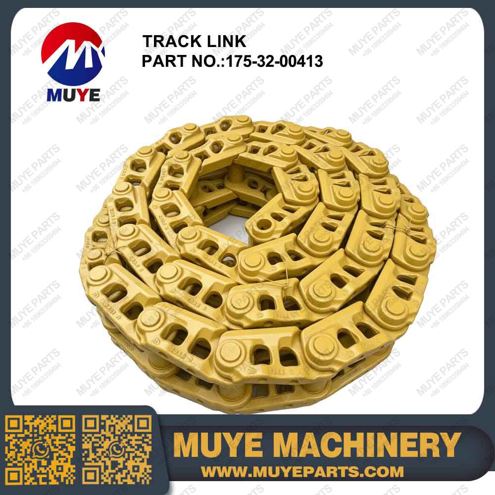 D155 Track Link Assembly 175-32-00413 Aftermarket Track Chain for Komatsu D155 D155AX Bulldozer | MUYE Machinery