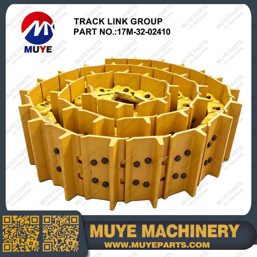 D275 Track Link Group 17M-32-02410 Aftermarket Track Chain for Komatsu D275AX Bulldozer | MUYE Machinery