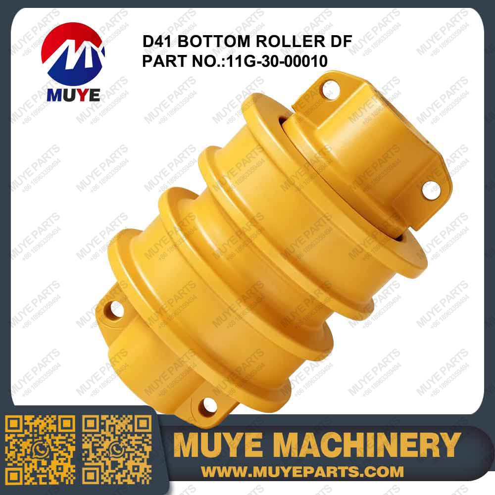 Komatsu D41 DF Bottom Roller 11G-30-00010 | Interchangeable OEM Lower Track Roller For Komatsu D41 Bulldozer MUYE Aftermarket Parts