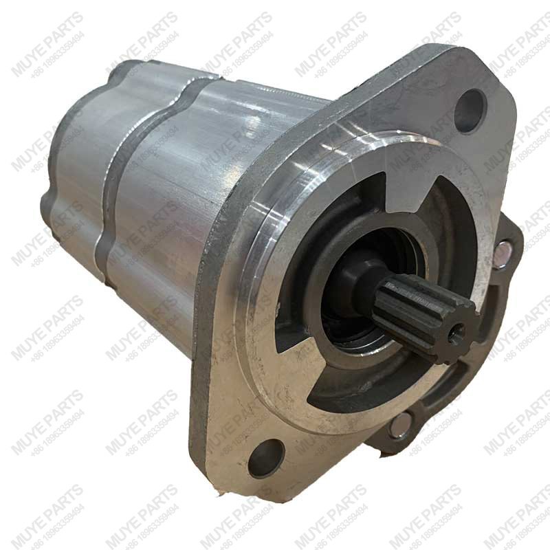 Double Gear Hydraulic Pump 40188761 MUYE Tandem Dual Circuit Hydraulic Gear Pump Assembly