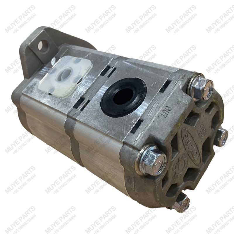 Double Gear Hydraulic Pump 40188761 | MUYE Tandem Double Hydraulic Gear Pump Assembly - 图片 3