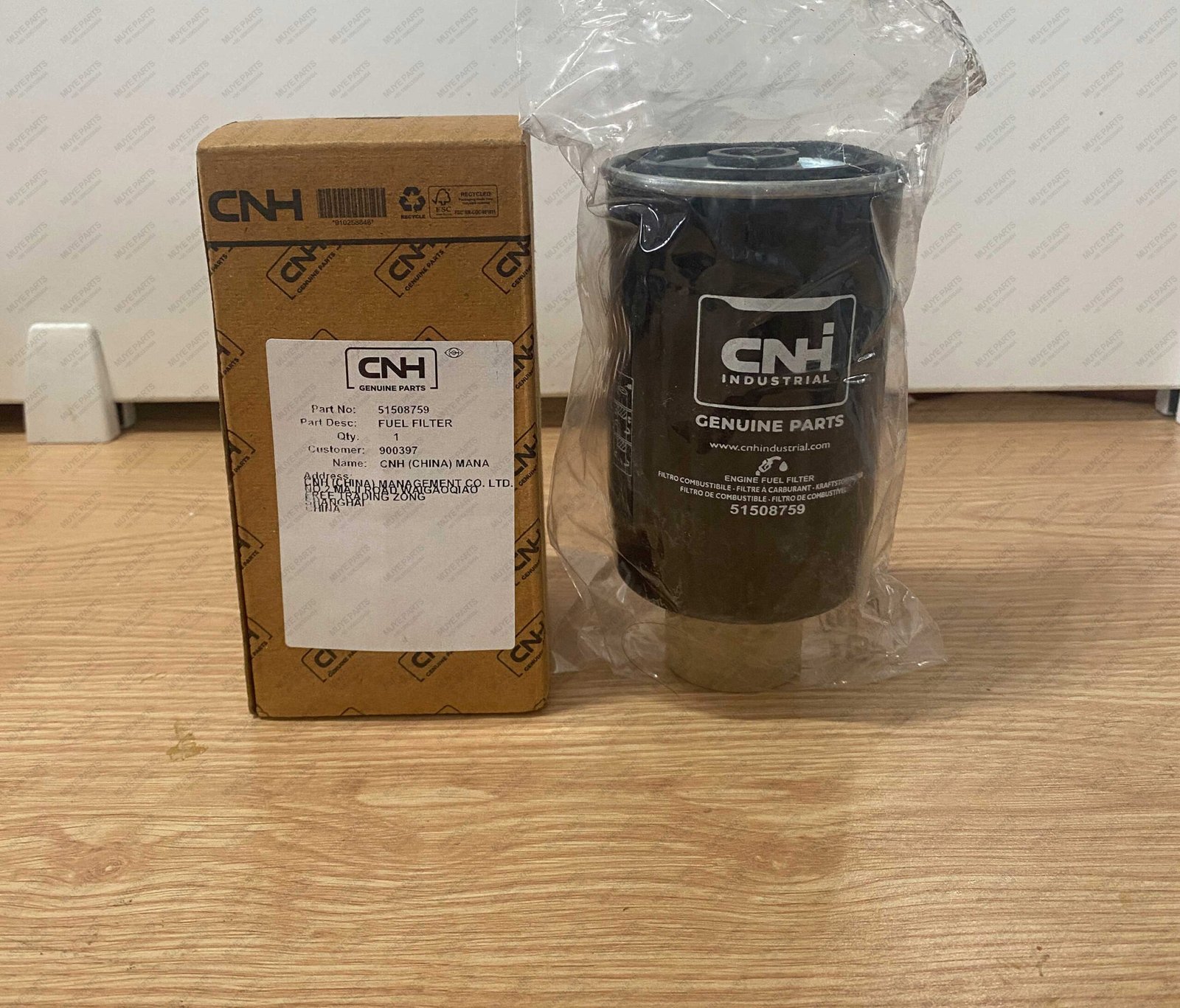 Engine Oil Filter 51508762 MUYE CNH Farm Tractor Excavator Diesel Engine Spin-On Oil Filter