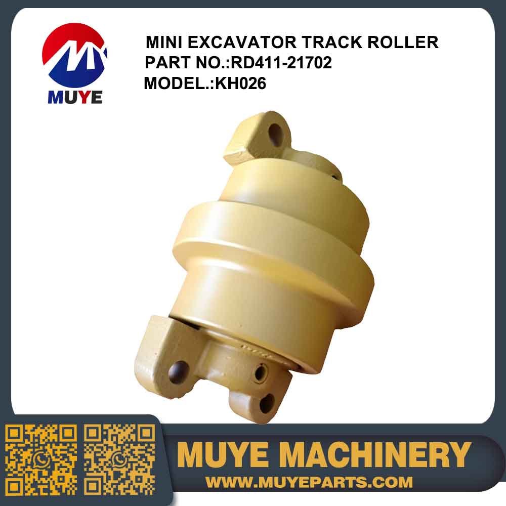 Track Roller RD411-21702 MUYE Kubota KH026 Mini Excavator Forged Bottom Track Roller