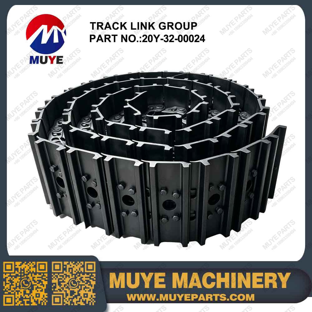 PC200-5 Track Link Group 20Y-32-00024 Aftermarket Track Chain for Komatsu PC200-5 Excavator | MUYE Machinery