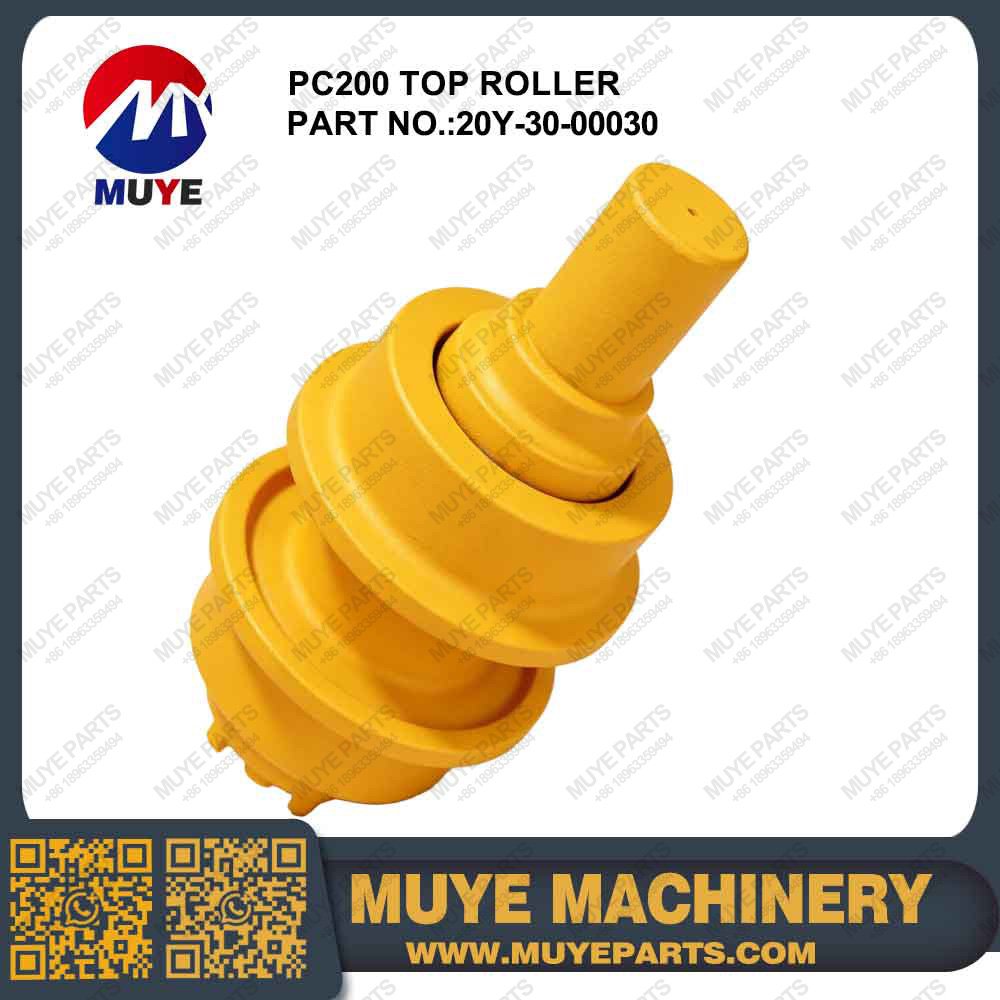 Komatsu PC200 Top Carrier Roller 20Y-30-00030 | Interchangeable OEM Upper Track Roller For Komatsu PC200 Excavator MUYE Aftermarket Parts