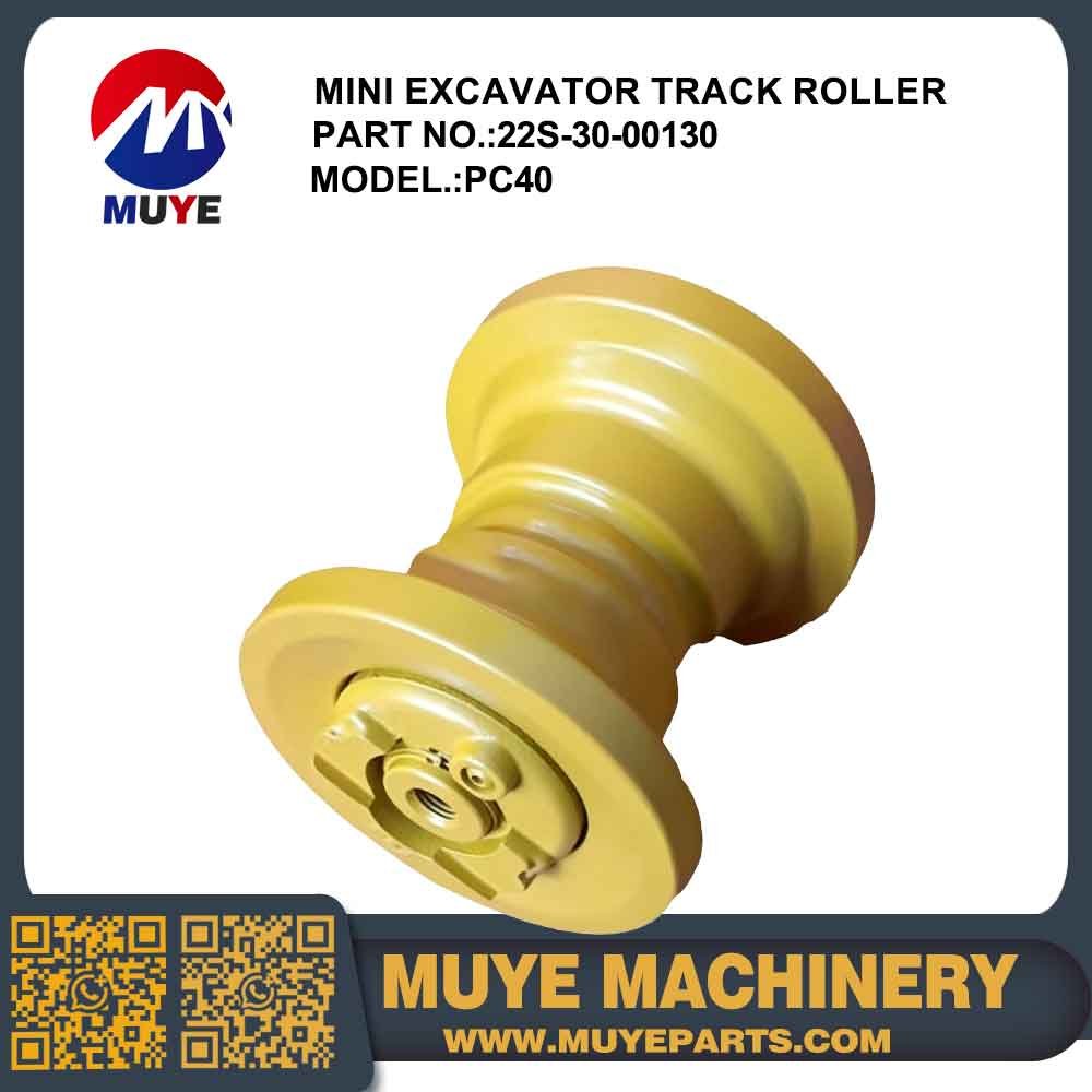 Track Roller 22S3000130 | MUYE Komatsu PC40 Mini Excavator Bottom Track Roller - 图片 2