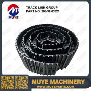PC400 Track Link Group 208-32-03321 Aftermarket Track Chain for Komatsu PC400 PC400-6 PC400-7 PC400-8 Excavator | MUYE Machinery