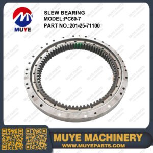 PC60-7 Slewing Bearing 201-25-71100 MUYE Komatsu Excavator Slew Ring