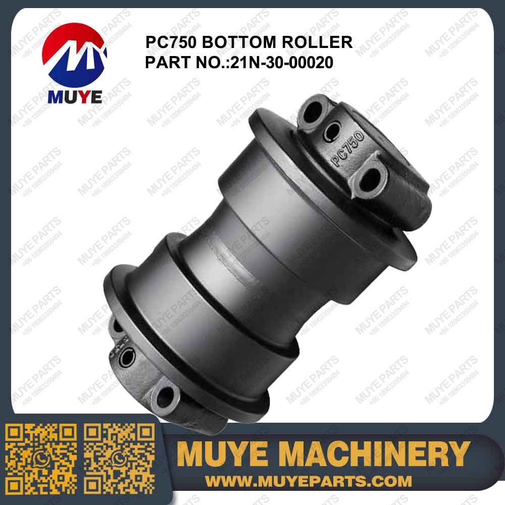 Komatsu PC750 DF Bottom Roller 21N-30-00020 | Interchangeable OEM Lower Track Roller For Komatsu PC750 Mining Excavator MUYE Aftermarket Parts