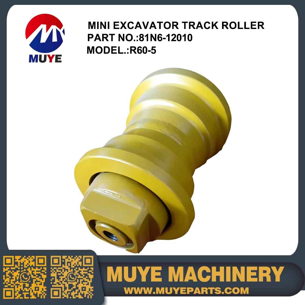 Track Roller 81N6-12010 MUYE Hyundai R60-5 Mini Excavator Forged Bottom Track Roller