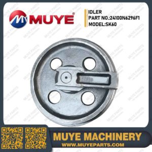 Kobelco SK60 Track Idler Wheel LC52D00002S01 | Interchangeable OEM Front Tension Guide Idler For Kobelco SK60 Mini Excavator MUYE Aftermarket Parts