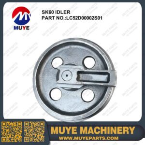 Kobelco SK60 Track Idler Wheel LC52D00002S01 | Interchangeable OEM Front Tension Guide Idler For Kobelco SK60 Mini Excavator MUYE Aftermarket Parts