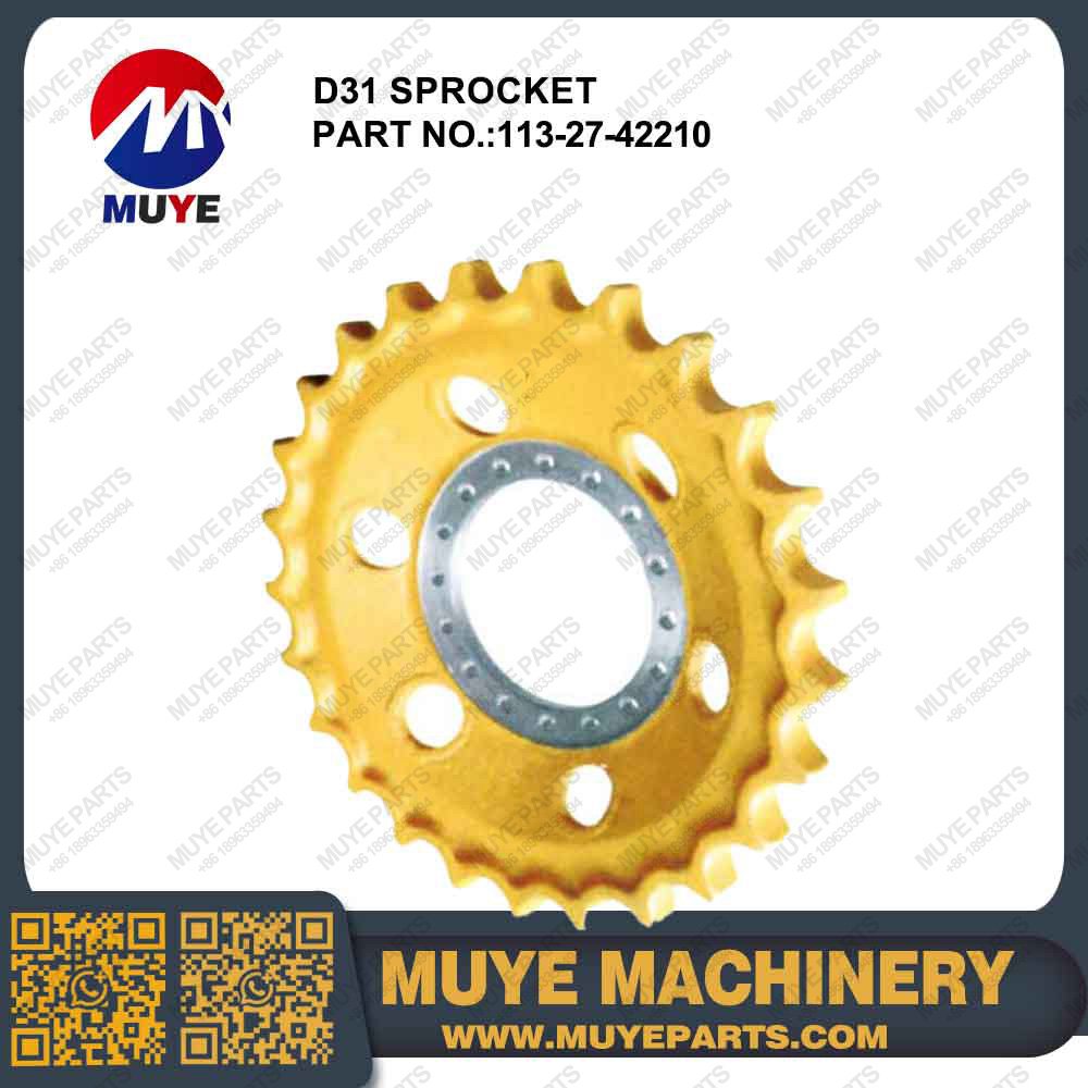 Komatsu D31 Drive Sprocket 113-27-42210 | Interchangeable OEM Track Sprocket For Komatsu D31 Bulldozer MUYE Aftermarket Parts