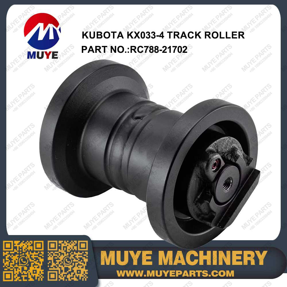 Kubota KX033-4 Track Roller RC788-21700 | Interchangeable OEM Bottom Track Roller For Kubota KX033-4 Mini Excavator MUYE Aftermarket Undercarriage Parts