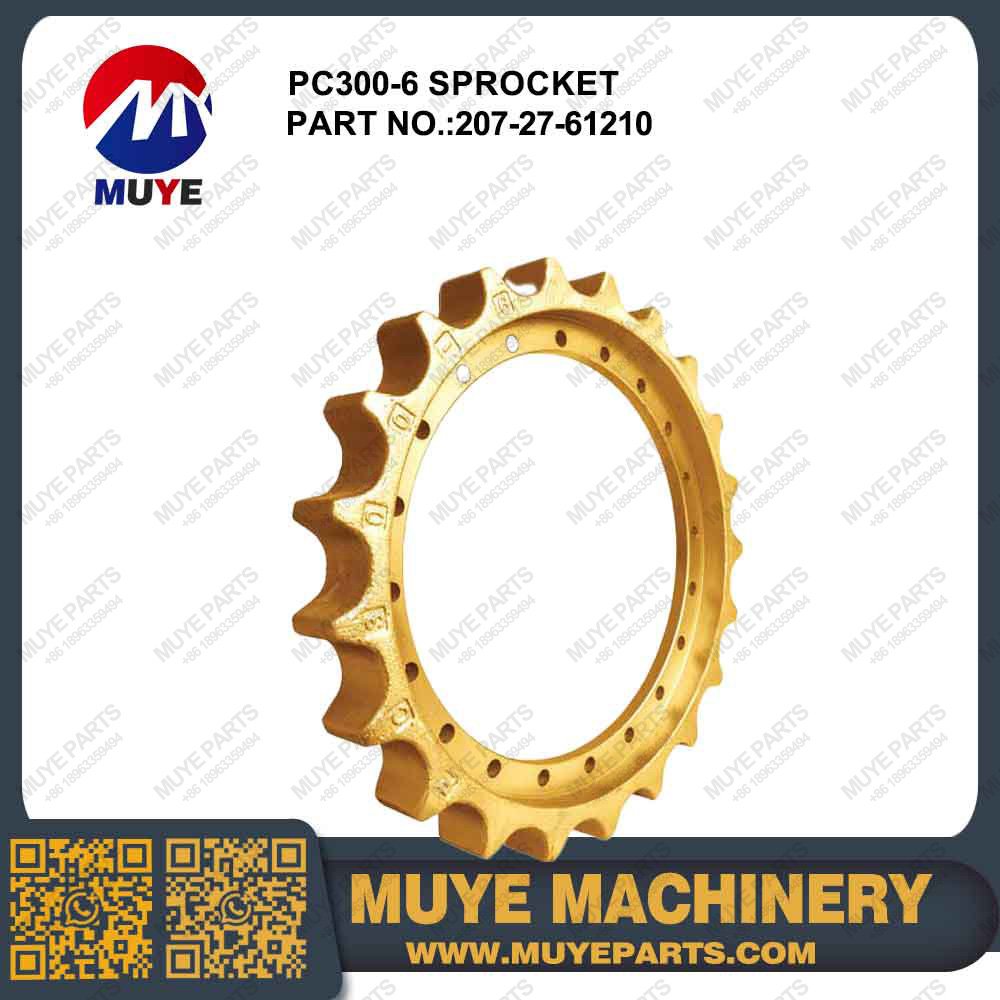 Komatsu PC300-6 Drive Sprocket 207-27-61210 | Interchangeable OEM Track Sprocket For Komatsu PC300-6 Excavator MUYE Aftermarket Parts