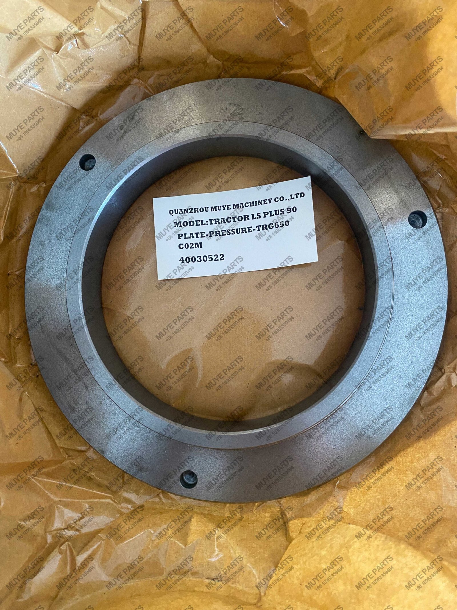 Pressure Plate 40030522 MUYE Farm Tractor Clutch Pressure Plate Assembly