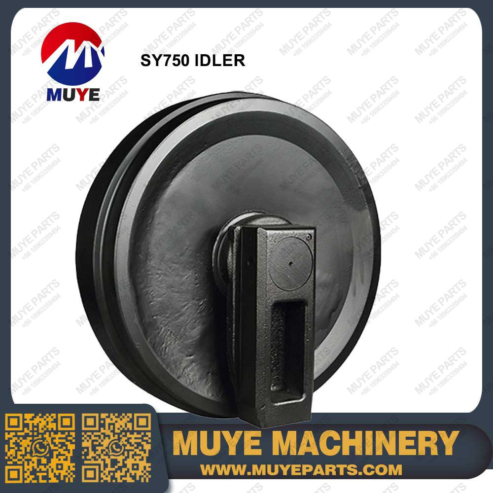 Sany SY750 Track Idler Wheel 61021657 | Interchangeable OEM Front Tension Guide Idler For Sany SY750 Mining Excavator MUYE Aftermarket Parts