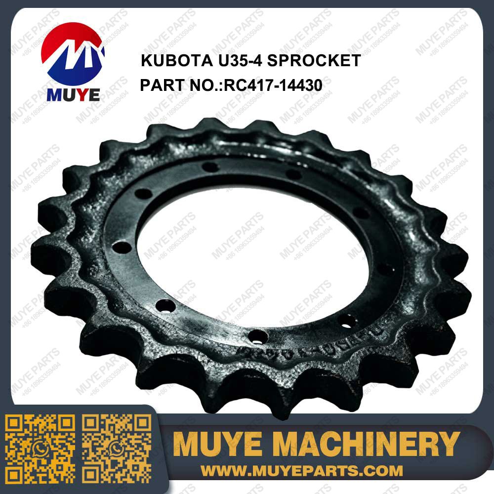 Kubota U35 Drive Sprocket RC417-14430 | Interchangeable OEM Track Drive Sprocket For Kubota U35 Mini Excavator MUYE Aftermarket Parts