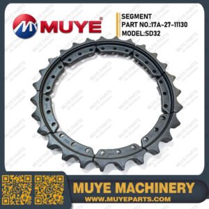 Komatsu D155 Track Segment 141-27-32410 | Interchangeable OEM Track Shoe Segment For Komatsu D155 Bulldozer MUYE Aftermarket Parts