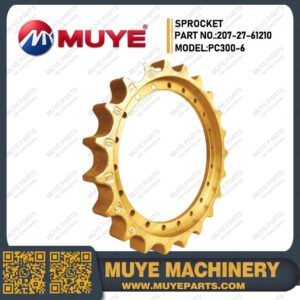 Komatsu PC300-6 Drive Sprocket 207-27-61210 | Interchangeable OEM Track Sprocket For Komatsu PC300-6 Excavator MUYE Aftermarket Parts