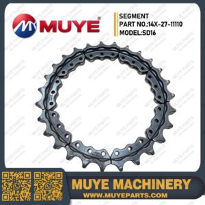 Komatsu D65 Track Segment 141-27-32410 | Interchangeable OEM Track Shoe Segment For Komatsu D65 Bulldozer MUYE Aftermarket Parts