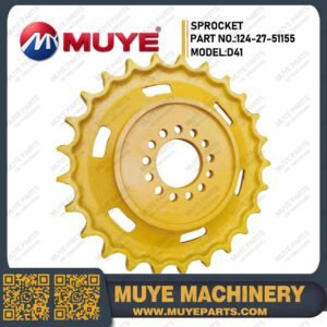 Komatsu D41P-6 Dozer Drive Sprocket 124-27-5115 | Interchangeable OEM Track Sprocket For Komatsu D41P-6 Bulldozer MUYE Aftermarket Parts