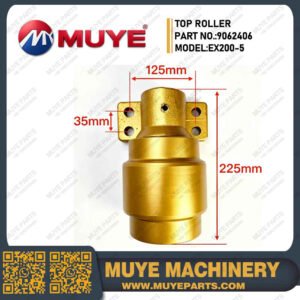 Aftermarket Carrier Roller 9062406 For Hitachi EX200-5 Excavator, Heavy Duty Undercarriage Top Roller with 12 Months Warranty